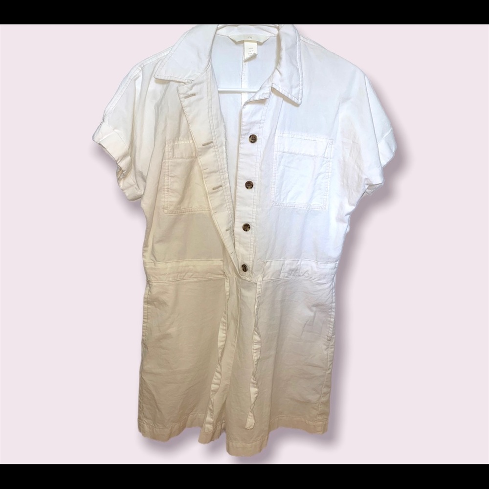 Cream jumpsuit